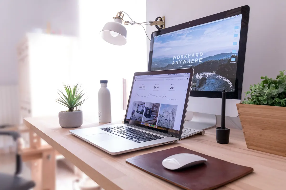 Workspace for planning a business website